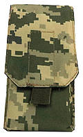 Армейский подсумок для мобильного телефона смартфона Ukr Military ВСУ Пиксель (S1645266) DM, код: 7672724