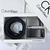 Ремень Calvin Klein,Ремень с двумя пряжками Calvin Klein,кожаный ремень Calvin Klein,мужской ремень