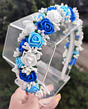 Набір весняний Ободок Весна під вишиванку обруч венок весняний 290 грн, фото 2