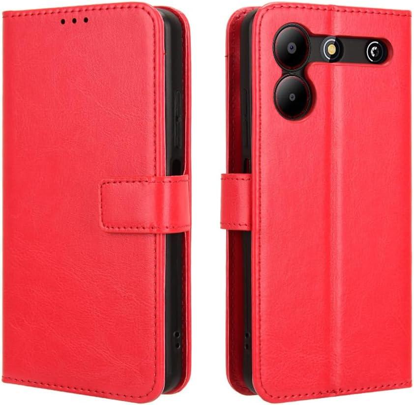 Чохол книжка Book case для ZTE Blade A54 червоний