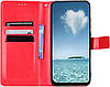 Чохол книжка Book case для ZTE Blade A54 червоний, фото 7