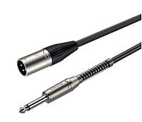 Микрофонный аудио кабель Jack 6.3 mono XLR Male Roxtone SMX-J250-L1 1м