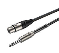 Микрофонный кабель Jack 6.3 mono XLR Female Roxtone SMX-J210-L1 1м