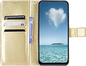 Чохол книжка Book case для ZTE Blade A54 / золотистий, фото 3