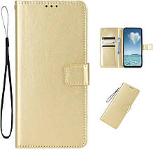 Чохол книжка Book case для ZTE Blade A54 / золотистий, фото 6