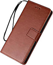 Чохол книжка Book case для ZTE Blade V50 Design (4G) / коричневий, фото 4