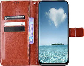 Чохол книжка Book case для ZTE Blade V50 Design (4G) / коричневий, фото 3