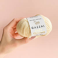 Пряжа Gazzal Baby Cotton 3437 Молочний