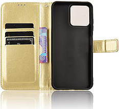 Чохол книжка Book case для ZTE Blade V50 Design (4G) / золотистий, фото 6