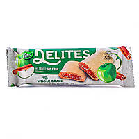 Печиво-батончик "Delites" з яблучною начинкою 25г (24шт/уп)