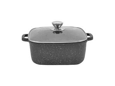 Каструля кухонна 5,2л (Cast) антипригарне покриття Marble MR-2424 ТМ MAESTRO