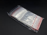 Пакет для заморозки Струна із замком zip-lock поліетиленовий 10х20 см. 95 шт/уп. Пакет Гріппер