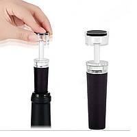 Затичка для пляшок Wine Cork багаторазова з вбудованим вакуумним насосом (239 WL)