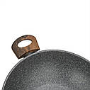 Сковорода WOK "Capella" 28х8.5см/3.5л алюминиевая с антипригарным покрытием TiPro Fissman, фото 2