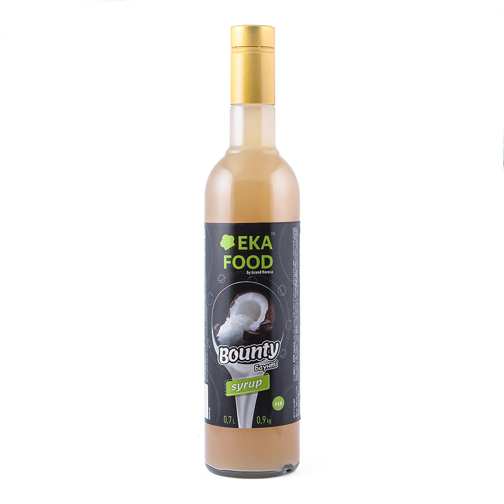 Сироп коктейльний EkaFood by Grand Horeca Bounty "Баунті" #18 700мл 0,9кг СКЛО