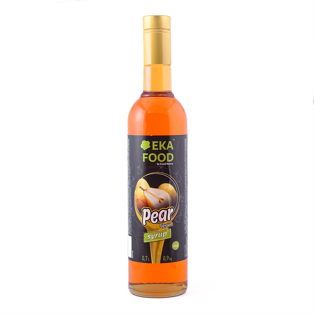 Сироп коктейльний EkaFood by Grand Horeca Pear "Груша" #22 700 мл 0,9 кг СКЛО