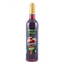 Сироп коктейльний EkaFood by Grand Horeca Caramel "Карамель" #3 700 мл 0,9 кг СКЛО