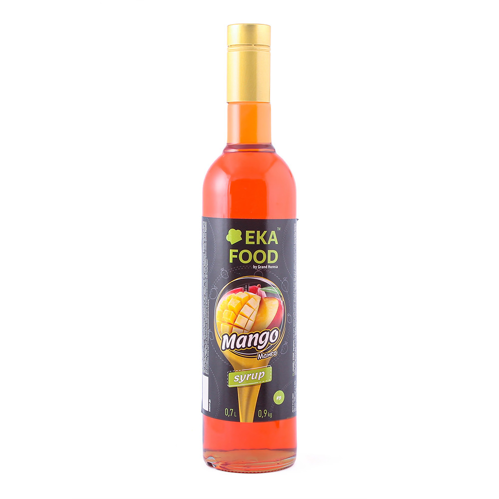 Сироп коктейльний EkaFood by Grand Horeca Mango "Манго" #9 700 мл 0,9 кг СКЛО