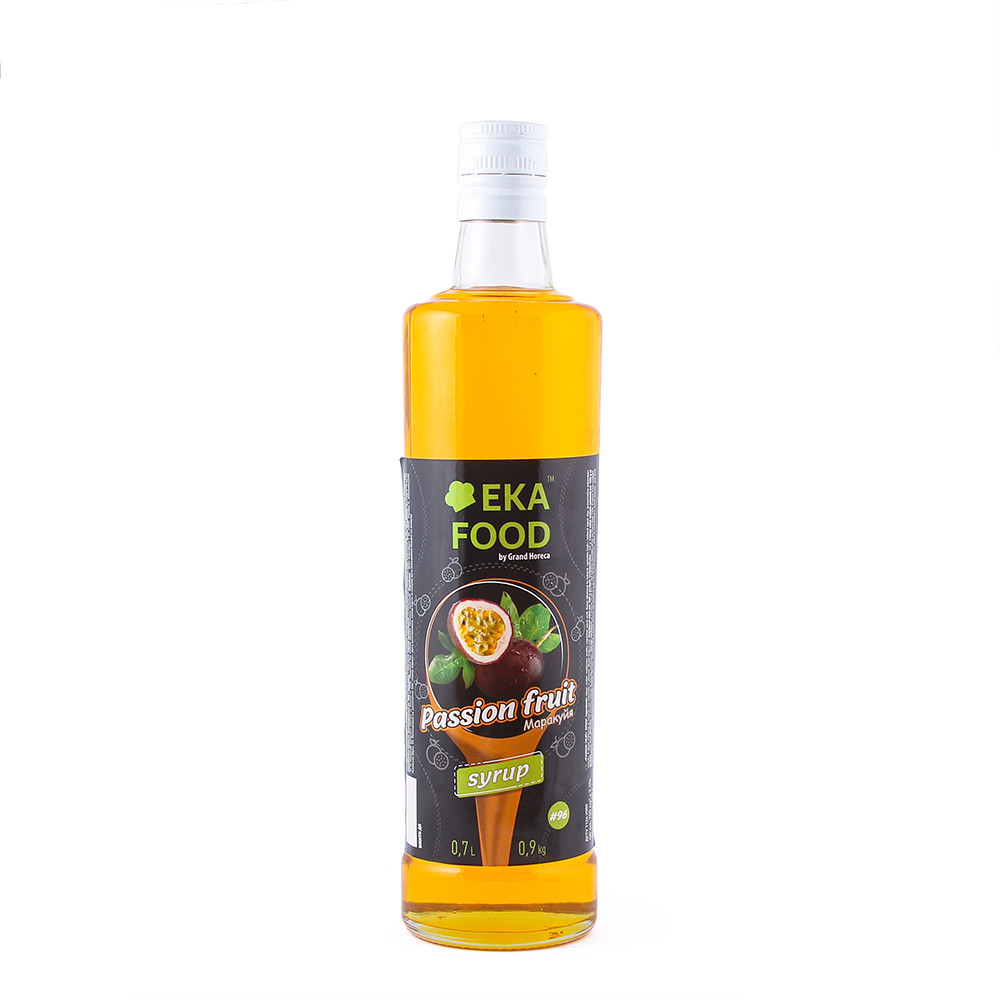 Сироп коктейльний EkaFood by Grand Horeca Passion fruit "Маракуя" #96 700 мл 0,9 кг СКЛО