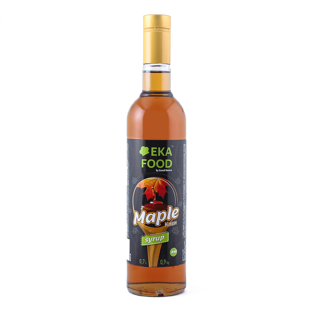 Сироп коктейльний EkaFood by Grand Horeca Maple "Клен" #49 700 мл 0,9 кг СКЛО, фото 1