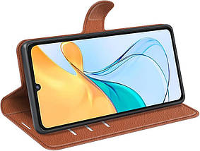 Чохол книжка Lichee для ZTE Blade V50 Vita коричневий, фото 4