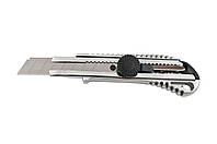 Нож Mastertool - 18 мм винтовой, металлический (17-0198)