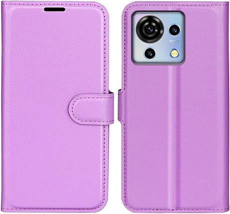 Чохол книжка Lichee для ZTE Blade V50 Vita фіолетовий, фото 1