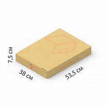 Коробка Нової Пошти 53.5х38х7.5 см (15 кг) для транспортування товару