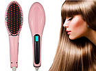 Електричний гребінець-випрямляч FAST HAIR STRAIGHTENER HQT-906, фото 4