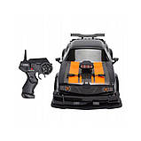 Машинка для дрифту на радіокеруванні Dodge Challenger 4WD з димом та світлом з колесами для дрифту, фото 5
