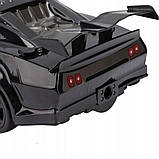 Машинка для дрифту на радіокеруванні Dodge Challenger 4WD з димом та світлом з колесами для дрифту, фото 8