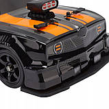Машинка для дрифту на радіокеруванні Dodge Challenger 4WD з димом та світлом з колесами для дрифту, фото 7