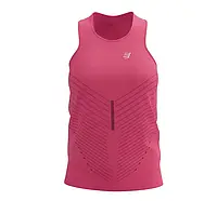 Майка женская бесшовная для тренировок Compressport Performance Singlet W, Hot Pink/Aqua, XS