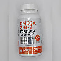 Формула Omega 3 6 9, 60 м'яких капсул, Nutrific