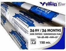 Теплична плівка Vatan Plastik 12*25м 150 мкм 6 — сез прозора