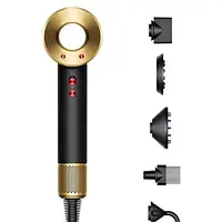 Фен Dyson Supersonic HD07 Onyx Black/Gold (533902-01)