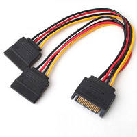 Кабель питания SATA power 2x 0.2m Atcom (14366) m