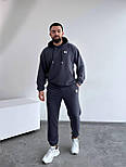 Чоловічий спортивний костюм - худий з капюшоном і штани, фото 2