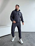 Чоловічий спортивний костюм - худий з капюшоном і штани, фото 3