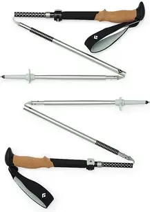 Black Diamond Kije Trekkingowe Pursuit Flz Trekking Poles Black-Foam Green-S/M