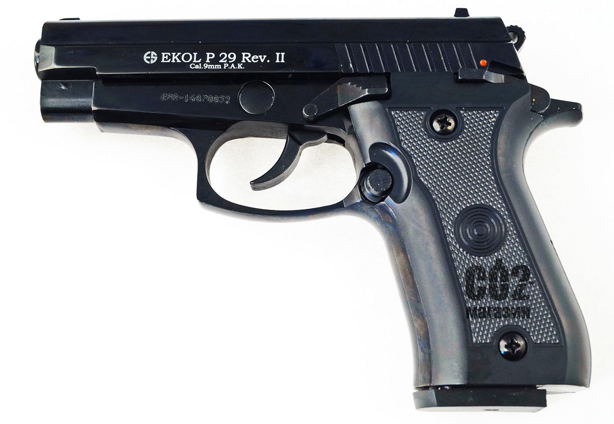 Стартовий пістолет Ekol P29 REVII (black)