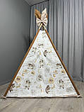Вігвам для дітей Ведмежатко Повний комплект, дитяча палатка, дитячий вігвам, вігвам для дівчинки, вігвам для хлопчика, вігвам, фото 3