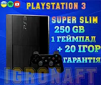 Playstation 3 Super Slim 250 GB | Игровая консоль | приставка | Sony