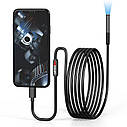Ендоскопічна камера 3in1 Kerui IP68 для iPhone Lighting + Type C Ø8 мм 1 мм жорсткий., фото 3