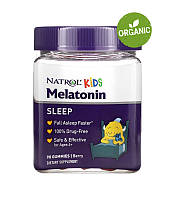 Natrol, Kids, Мелатонин, для детей от 4 лет, ягодный вкус, 90 мармеладок