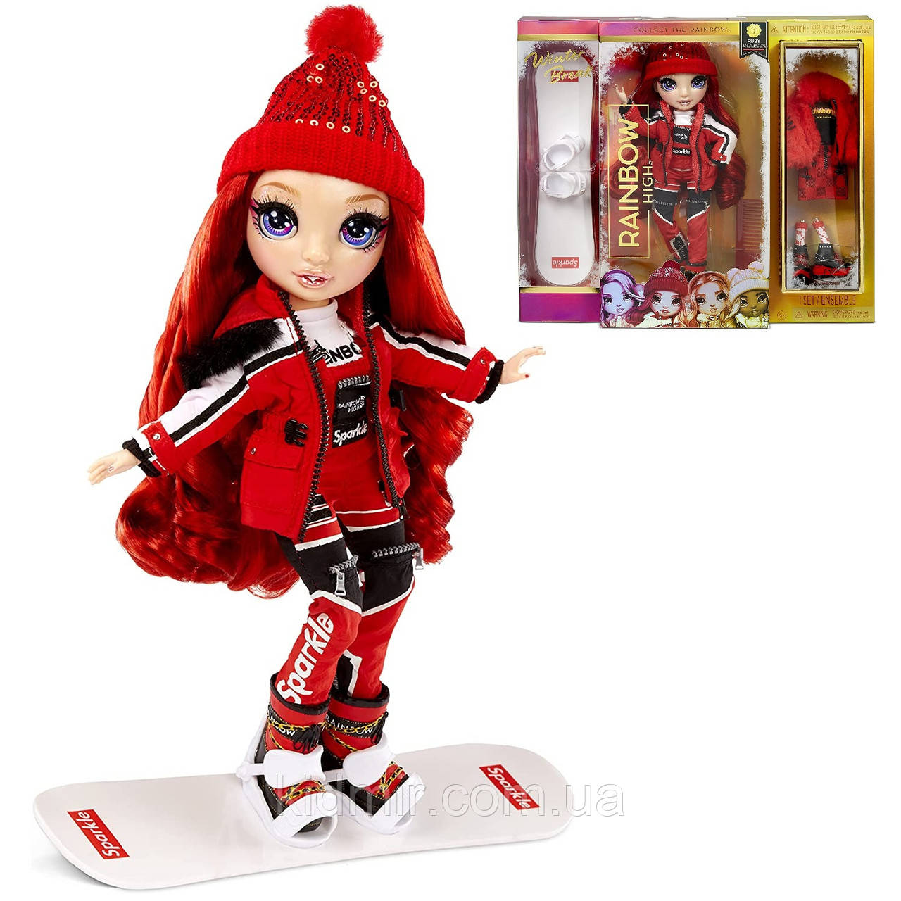 Rainbow High 574286 Winter Break Ruby Anderson Лялька Рейнбоу Хай Рубі Едуард, фото 1