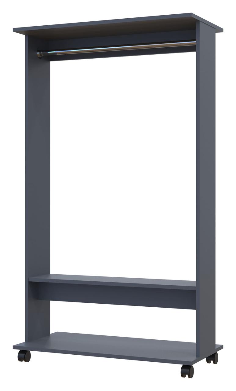 Гардеробна стійка 85х42х150 см. Графіт, Д2, фото 1