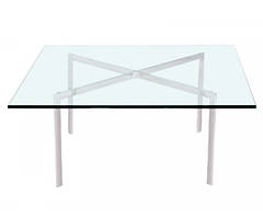 Столик Барселона журнальний скляний