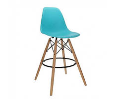 Стілець Тауер Вуд барний високий блакитний