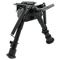 Сошки HARRIS BIPOD 6"-9" з качалкою кріплення на антабку чорні, new, original